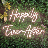 Happily Ever After Neon Sign Warm White